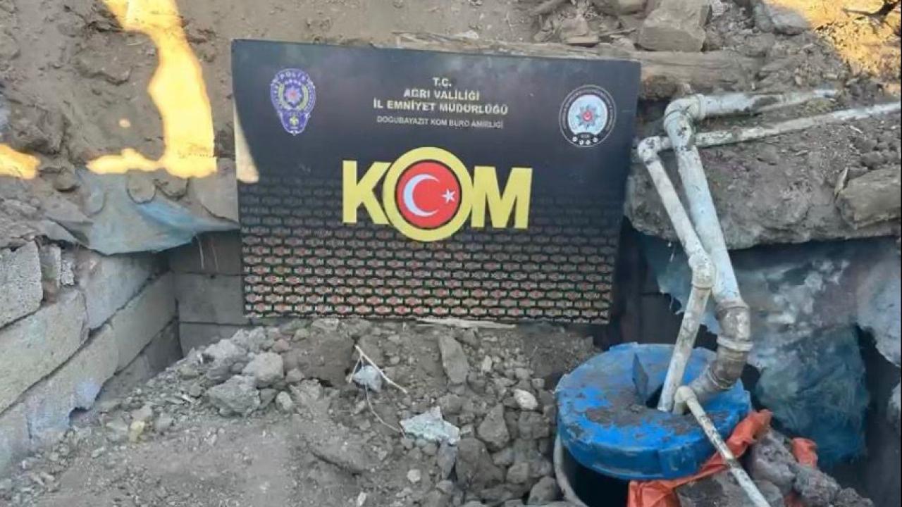 Yer altına gömülü tankta 3 bin 562 litre kaçak motorin ele geçirildi
