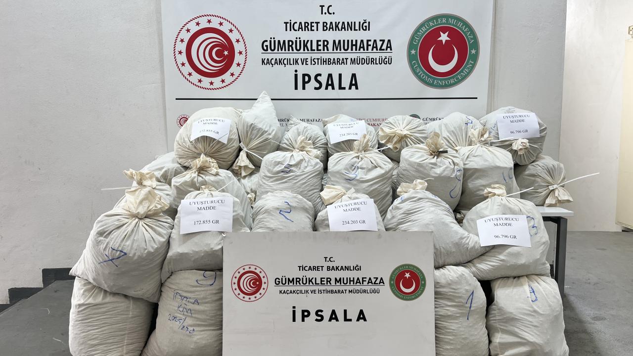 İpsala’da 2 ayda 503 kilogram uyuşturucu ele geçirildi