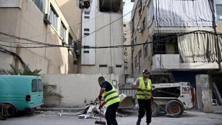 Hara Harek’teki İsrail saldırısında bina ve iş yerleri zarar gördü