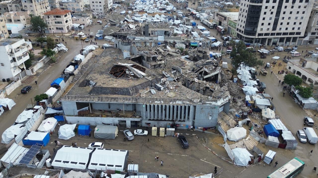 Gazze’deki Reşad eş-Şeva Kültür Merkezi