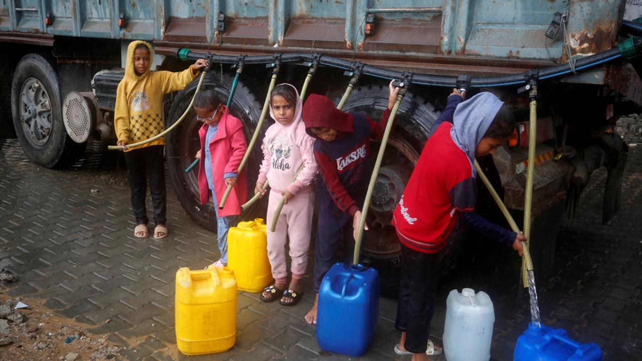 Gazze'de temiz su krizi devam ediyor