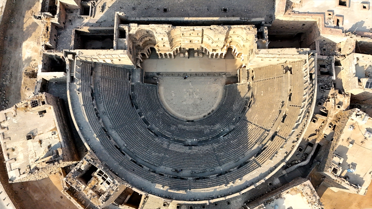 UNESCO Dünya Mirası Busra Antik Kenti, tarihi dokusunu korumaya devam ediyor