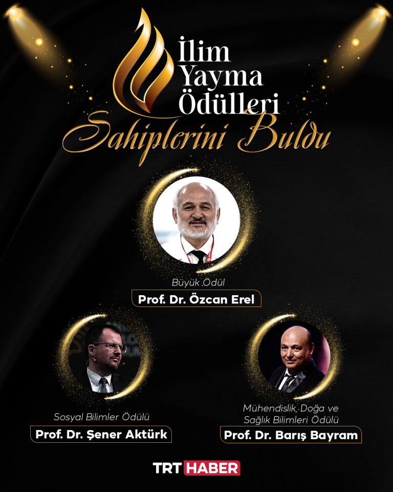 İlim Yayma Ödülleri sahiplerini buldu