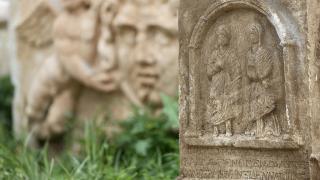 Muğla'da bulunan insan figürlü mezar steli korumaya alındı