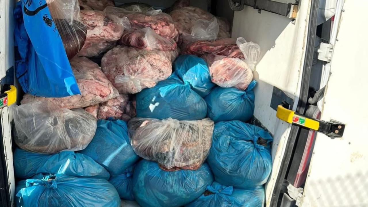 Tekirdağ'da 2 ton sakatat ele geçirildi