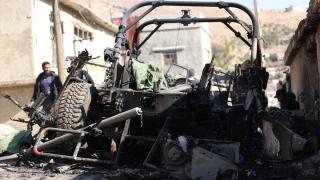 İsrail ordusunun Suriye'de 13 kişiyi öldürdüğü köydeki son durumu görüntülendi