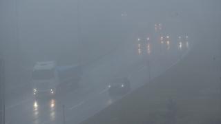 Bolu Dağı'nda sis etkili oldu