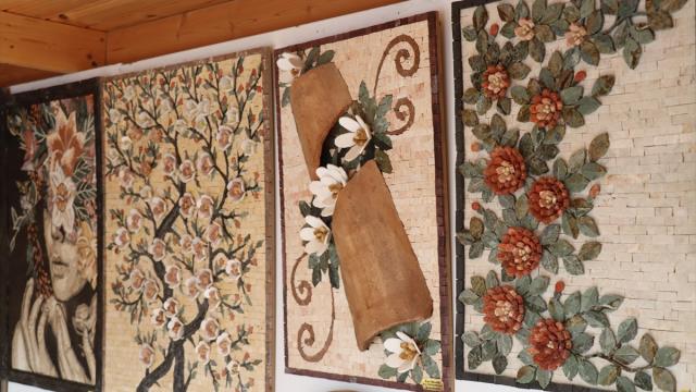 Depremzede mozaik sanatçısından eserlerine "3 boyutlu" dokunuş