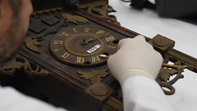 Kültür varlıkları, Restorasyon ve Konservasyon Laboratuvarı'nda onarılıyor