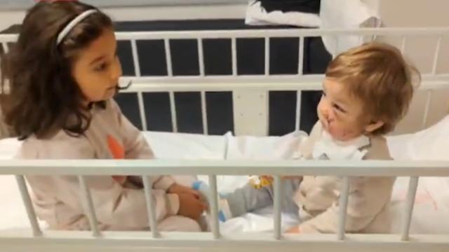 Pitbull saldırısının ardından ilk kavuşma: İki kardeş günler sonra buluştu