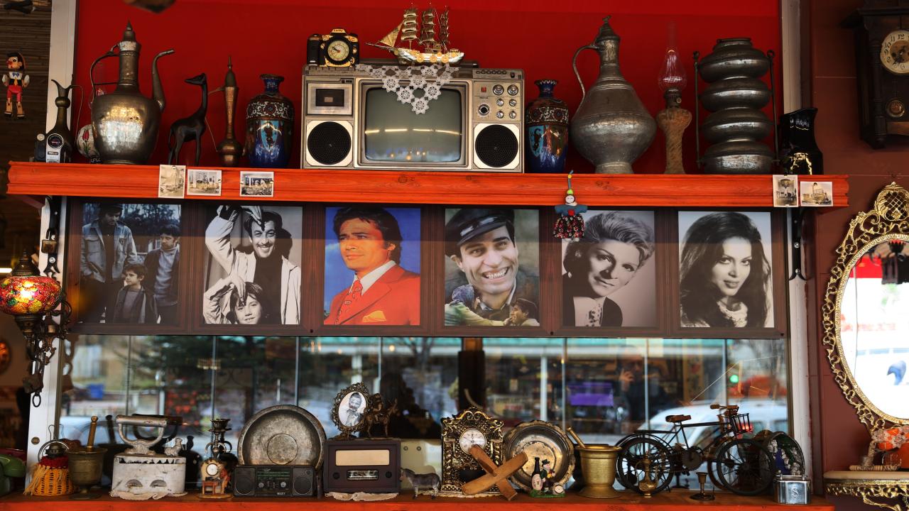 Antika müzesi gibi restoran