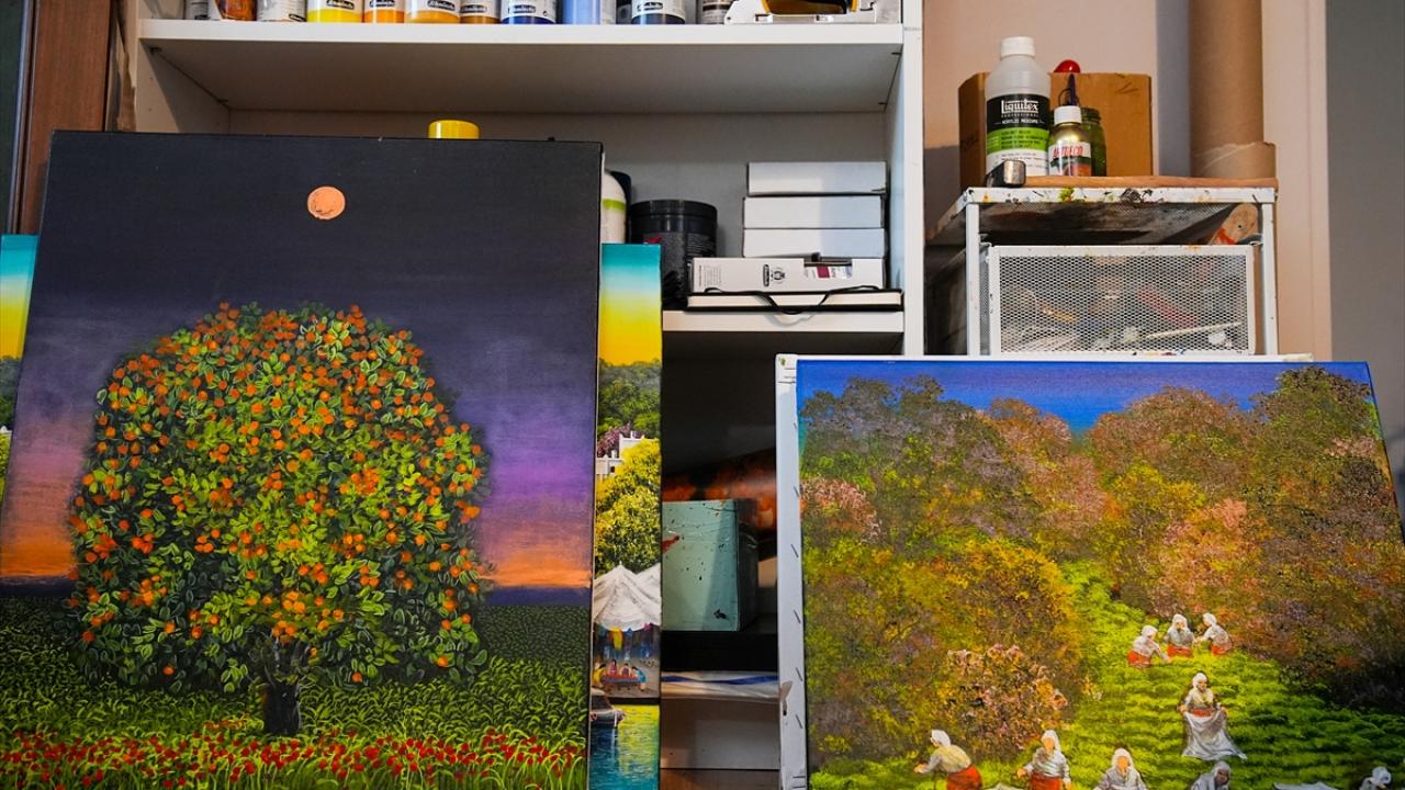 Ressam Gökçebağ, Cumhurbaşkanlığı Kültür ve Sanat Büyük Ödülü'ne layık görülmenin mutluluğunu yaşıyor