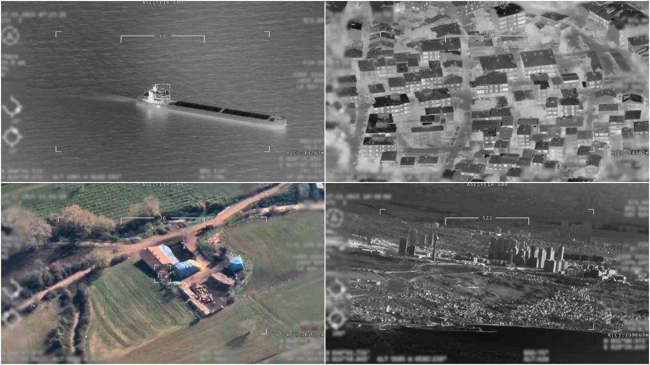 Milli İHA'ların yeni gözü ASELFLIR600 performansını gösterdi