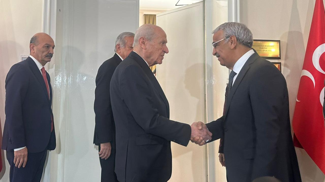 DEM Parti heyetinden Devlet Bahçeli'ye ziyaret