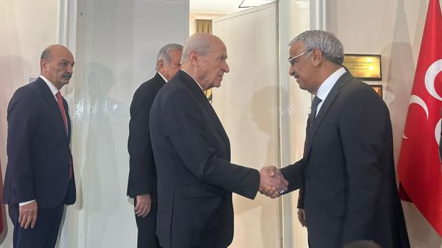 DEM Parti heyetinden Devlet Bahçeli'ye ziyaret