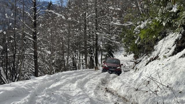Türkiye’nin biyosfer rezervi alanı Camili Havzası beyaz örtü ile kaplandı