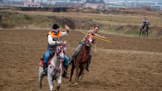 Erzurum’un Dadaşköy köyünde cirit geleneği kuşaktan kuşağa yaşatılıyor