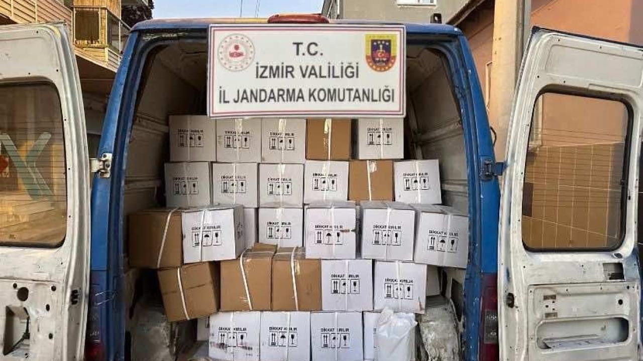 İzmir’de 4 bin 130 litre etil alkol ele geçirildi