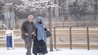 Erzurum'da kar etkili oldu
