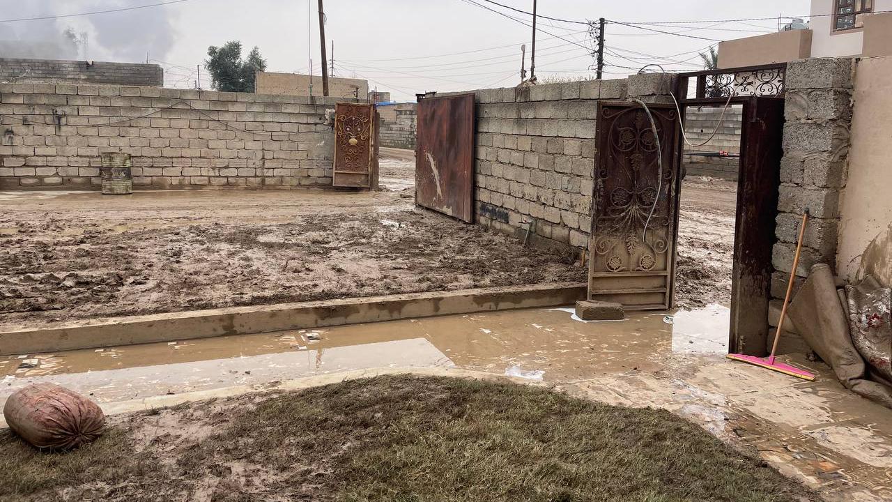 Kerkük'te sel nedeniyle 300 aile yerinden oldu