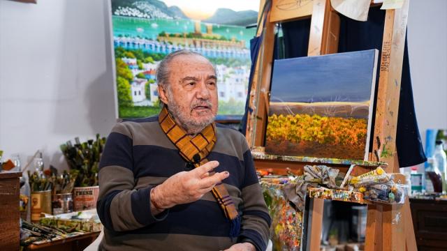 Ressam Gökçebağ, Cumhurbaşkanlığı Kültür ve Sanat Büyük Ödülü'ne layık görülmenin mutluluğunu yaşıyor