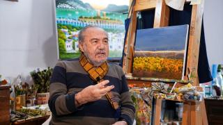 Ressam Gökçebağ, Cumhurbaşkanlığı Kültür ve Sanat Büyük Ödülü'ne layık görülmenin mutluluğunu yaşıyor