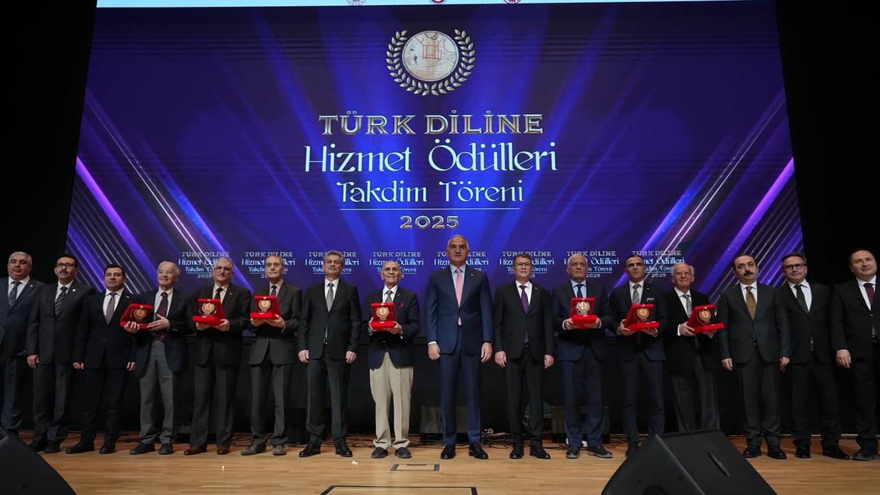 2025 Türk Diline Hizmet Ödülleri sahiplerini buldu