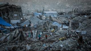 Soykırımcı İsrail’in harabeye çevirdiği Cibaliye'de günlük yaşam