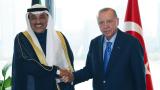 Cumhurbaşkanı Erdoğan, Kuveyt Veliaht Prensi ile görüştü