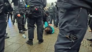 Alman polisinden Gazze eylemine müdahale