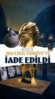 2025’te 180 eser Türkiye’ye iade edildi