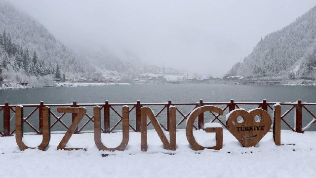 Trabzon'da kar etkili oldu