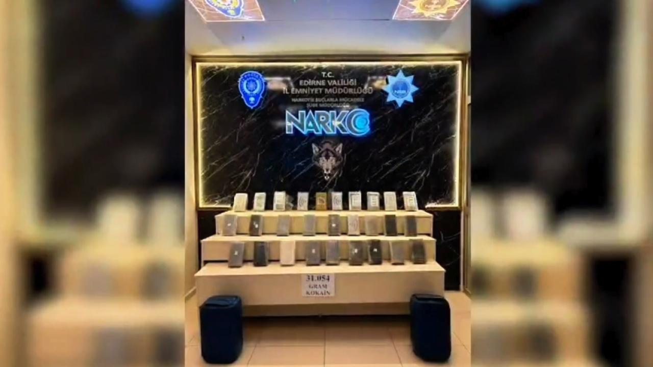 Kapıkule'de 31 kilo kokain ele geçirildi