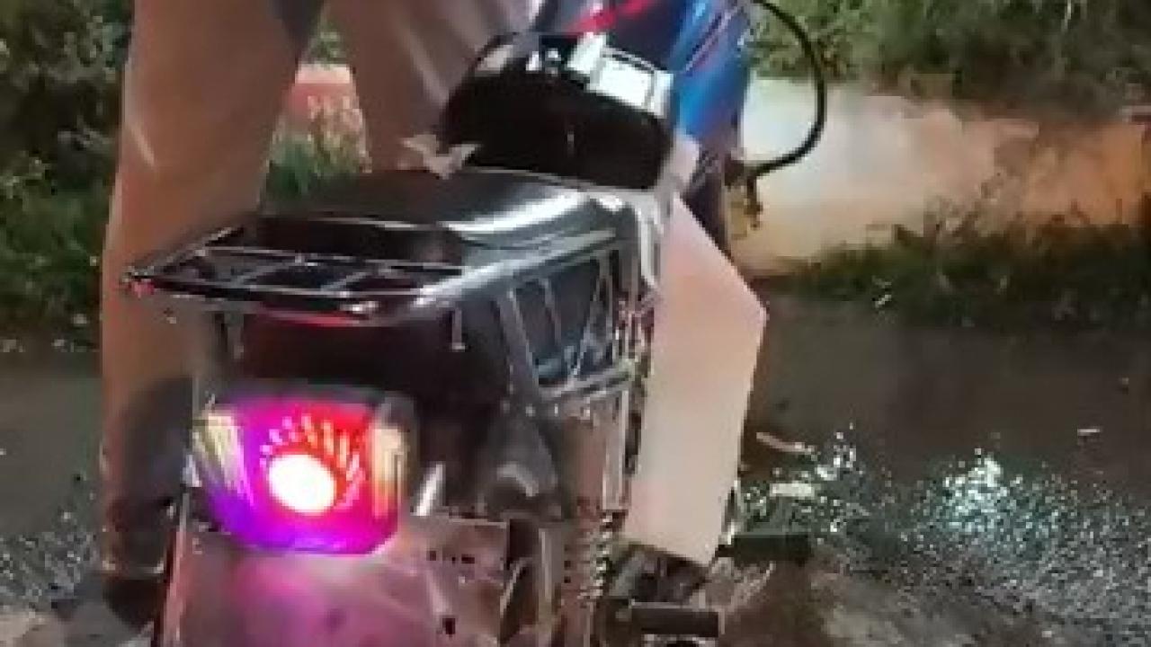 ‘Dur’ ihtarına uymayan motosiklet sürücüsüne 70 bin lira ceza