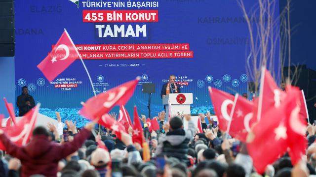 Cumhurbaşkanı Erdoğan Hatay'da