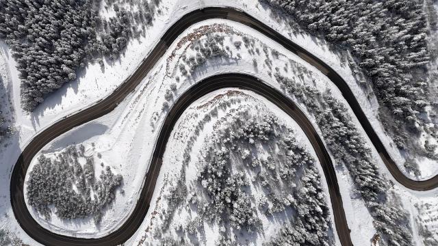 Tersun Dağı'nda kartpostallık görüntüler