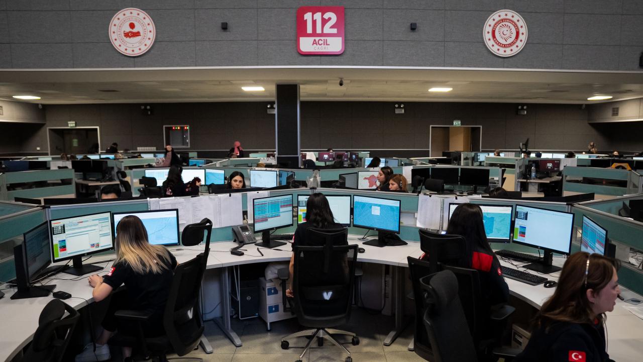 112 Acil Çağrı Merkezleri bu yıl 95 milyon çağrı yanıtladı