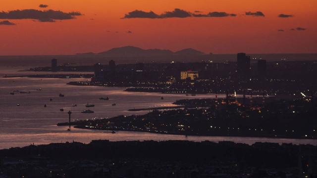 İstanbul'da gün batımı