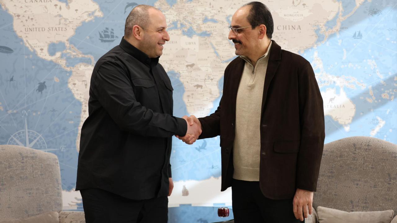 MİT Başkanı Kalın, Ukrayna Ulusal Güvenlik ve Savunma Konseyi Sekreteri Umerov ile görüştü