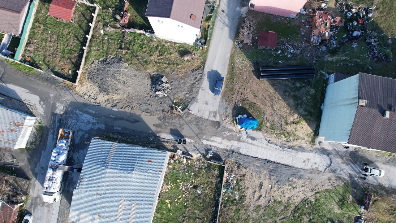 Arnavutköy'de İSKİ çalışması yarım kaldı