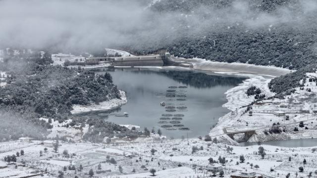 Yurdun çeşitli bölgelerinden kar manzaraları