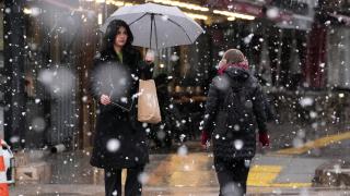 Ankara'da kar yağışı