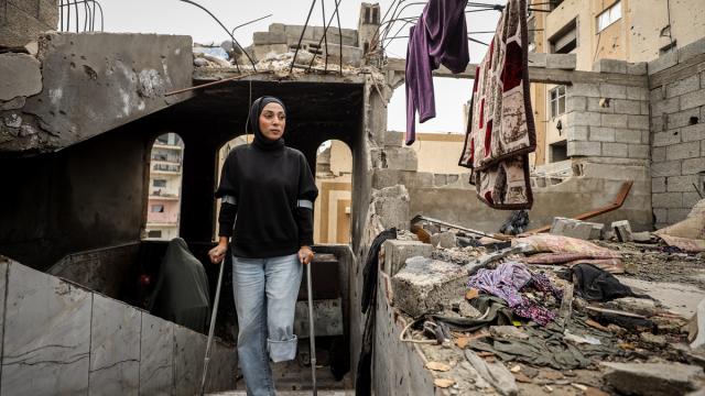 Bir bacağını kaybeden Filistinli sporcu, atletizme dönmeyi umut ediyor