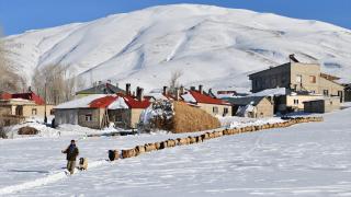 Van’ın Çatak ilçesinde kış yaşamı zorlaştırıyor
