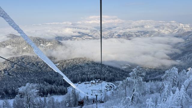 Artvin'de kar yağışı