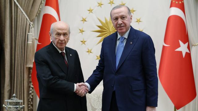 Cumhurbaşkanı Erdoğan, Devlet Bahçeli'yi kabul edecek haber görseli