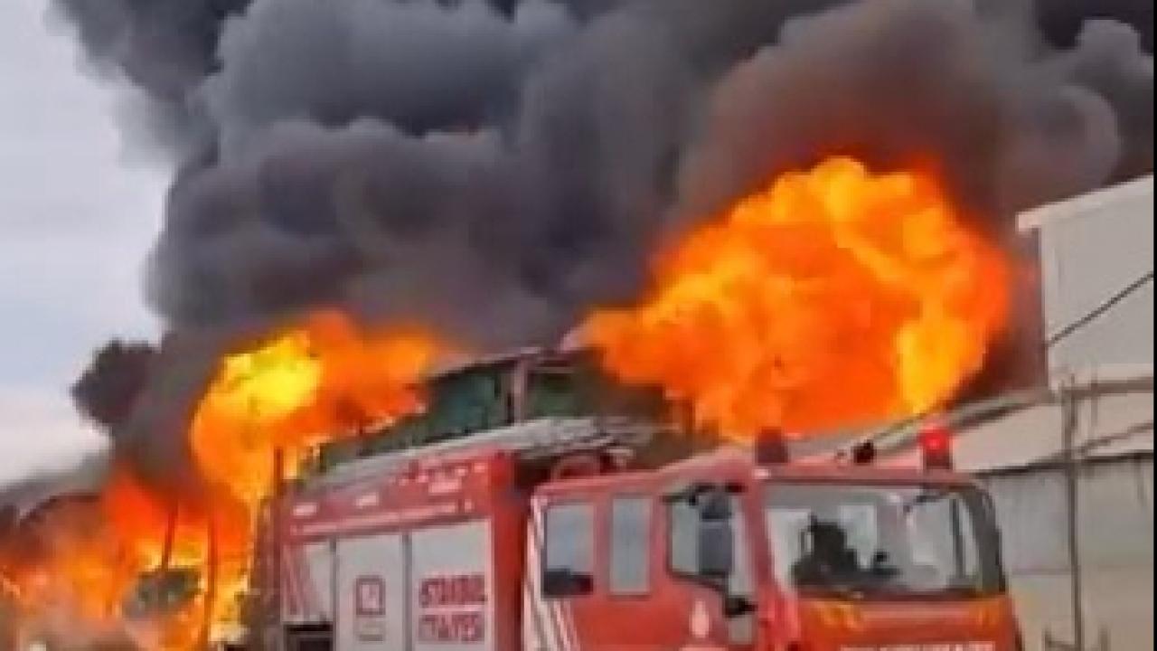 İstanbul’da fabrika yangını