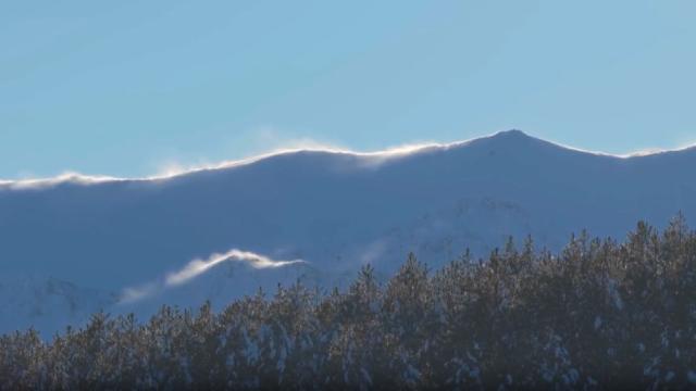 Akdağ Tabiat Parkı'nda masalsı kış manzarası