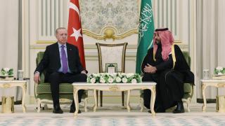 Cumhurbaşkanı Erdoğan, Suudi Arabistan Veliaht Prensi Selman ile görüştü