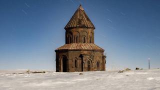 UNESCO Dünya Miras Listesi'ndeki tarihi Ani Ören Yeri'nde kış